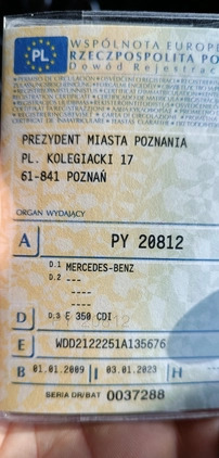 Mercedes-Benz Klasa E cena 44000 przebieg: 187000, rok produkcji 2009 z Poznań małe 29